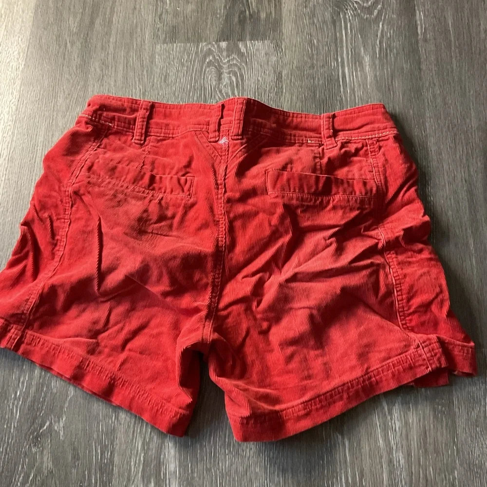Prana Red Women's Corduroy Shorts - Picture 5 of 5